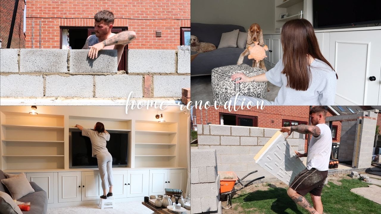 Home Renovation | Extension work resumed, homeware haul and styling