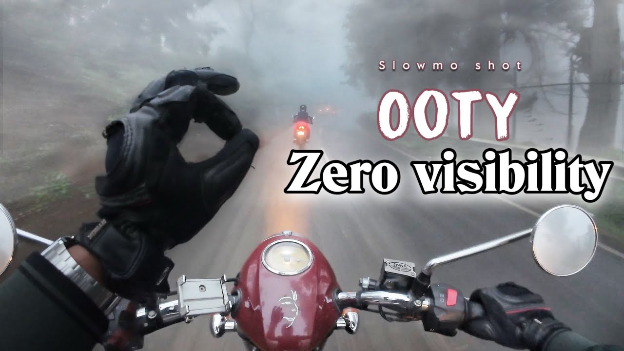 ಏನು ಕಾಣಿಸ್ತಿಲ್ಲ road ಅಲ್ಲಿ🌫️🛣️🏍️💨full Fog| Bengaluru to Ooty day 1 Part-4  |ಕನ್ನಡ | Slowmo Shot|