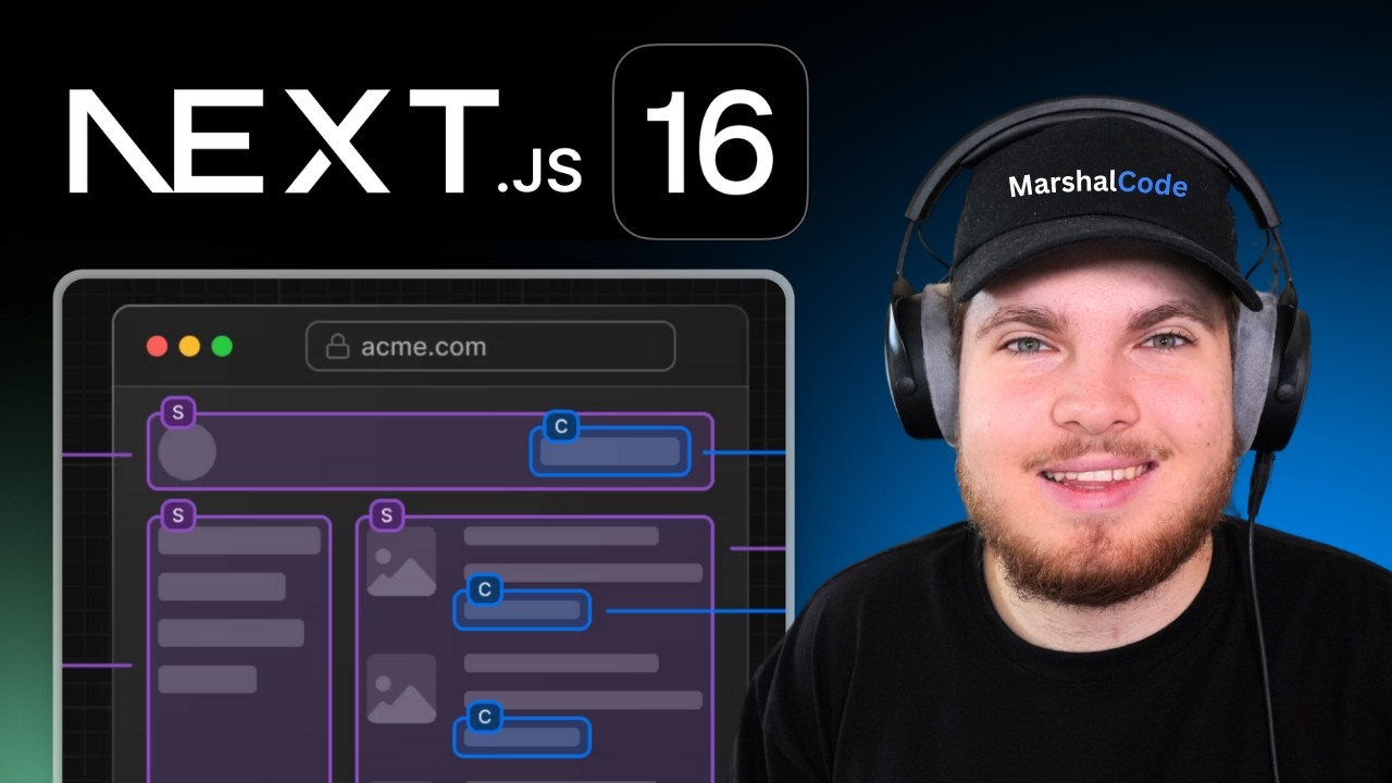 Next.js 16 просто изменил ВСЕ (компоненты кэша, MCP, прокси, Turbopack)