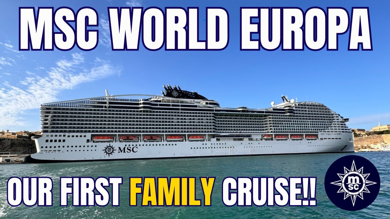 MSC World Europa - Our First FAMILY Cruise!