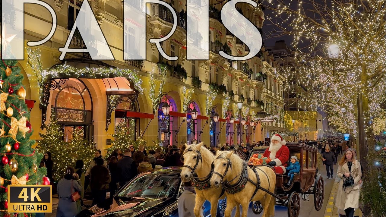 [🇫🇷Paris France 4K 120FPS Walking Tour] PARIS WINTER WALK 14/DECEMBER/2025