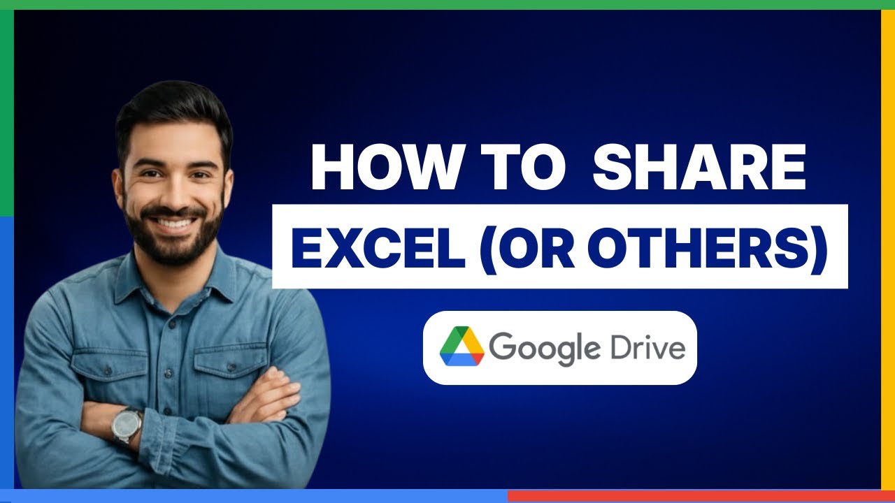 Как поделиться файлами Excel или другими файлами через Google Drive, чтобы все могли их редактиро...