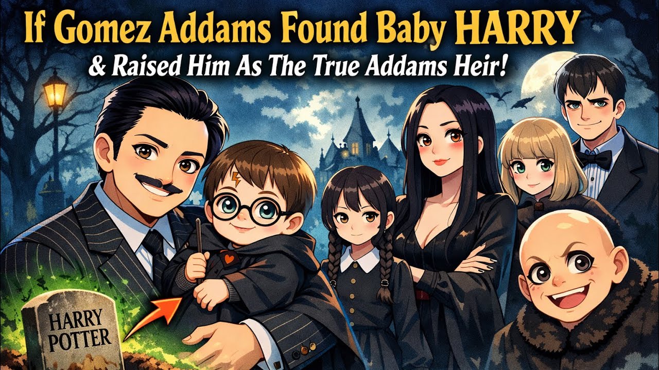 If Gomez Addams Found Baby HARRY In A Graveyard & Raised Him As The True Addams Heir