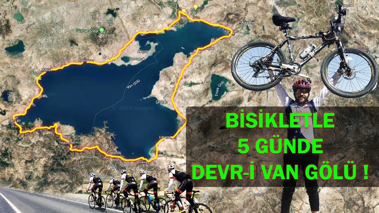 Van Gölünün Çevresini Bisiklet İle Tamamlama 450km 5 Gün Kamplı