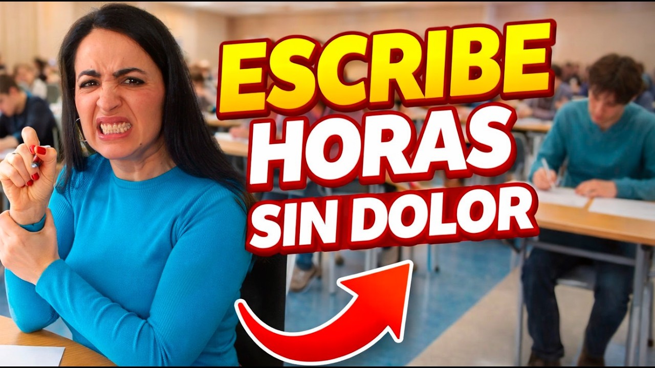 ✍️ Cómo aguantar escribiendo a mano en oposiciones y exámenes (trucos que funcionan)