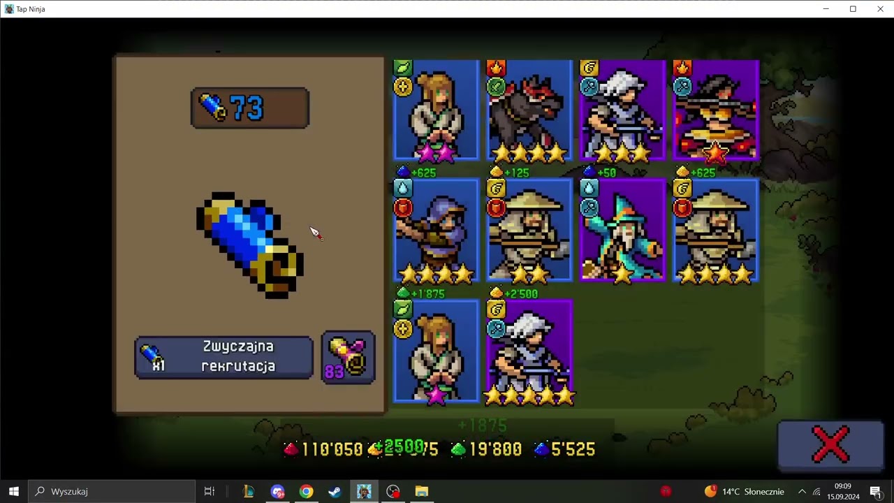 Tap ninja opening 83 Epic scrols and 147 rare i pytania do was
