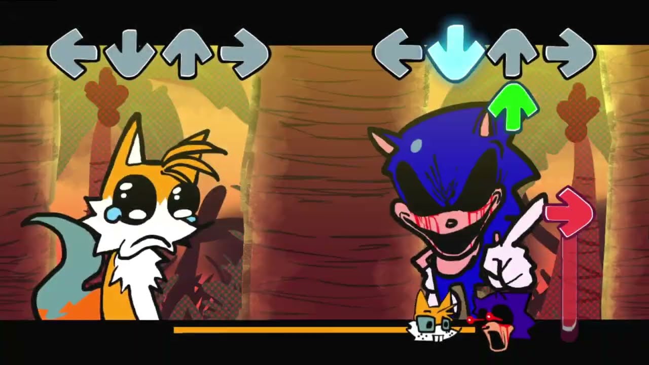 FNF - Sonic.exe Strikes Back-Dreadful Encounters - Dumbass