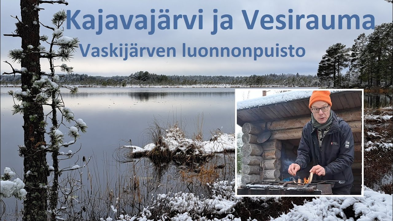Kaunis kajo Kajavajärvellä ja kahvit Vesiraumalla | Vaskijärven luonnonpuisto