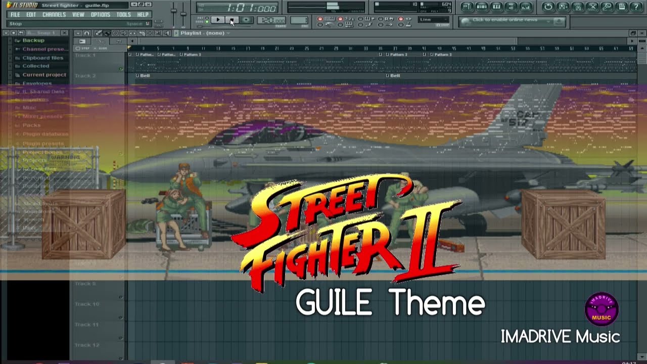 Guile (USA) Theme - Street fighter 2 OST FL Studio IMADRIVE music