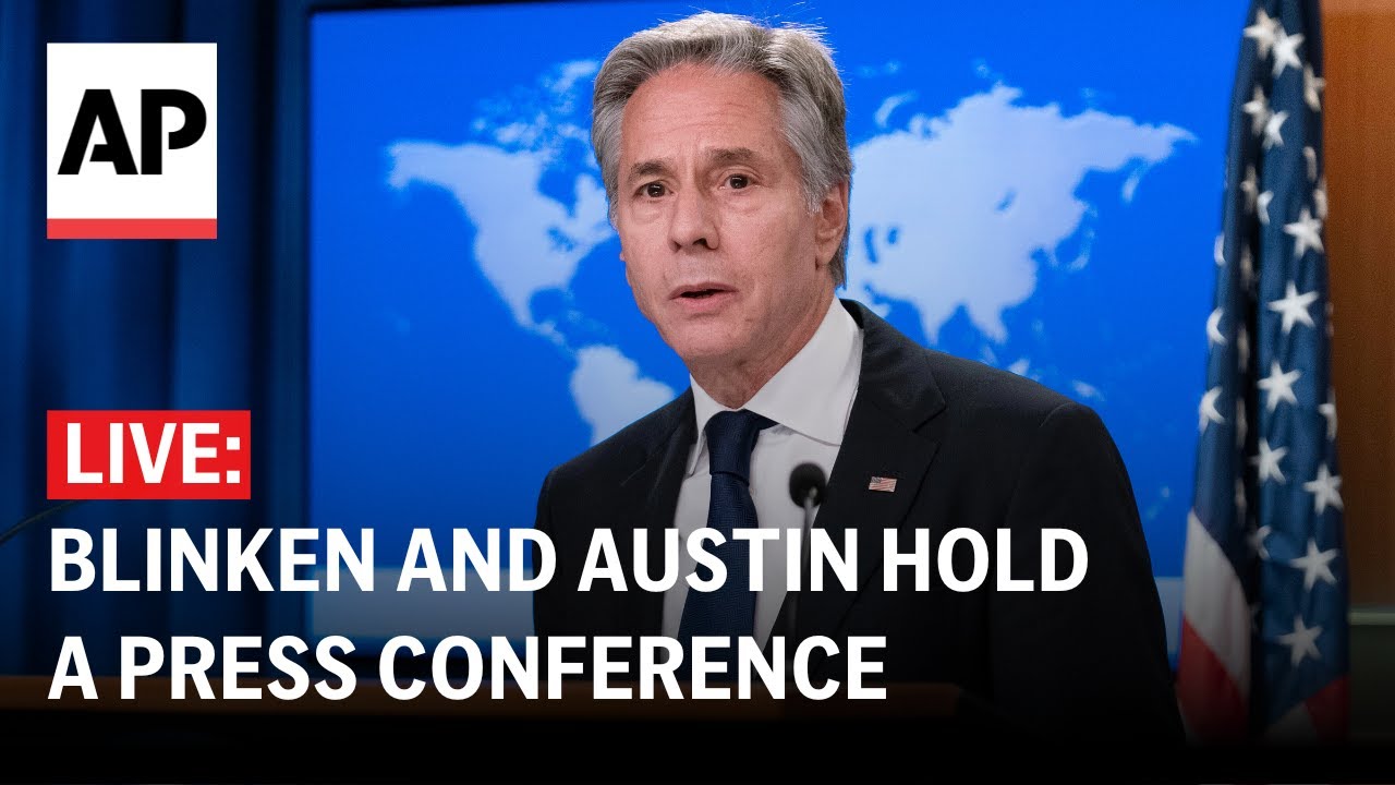 LIVE: Blinken and Austin hold a press conference after North Korea's missile test