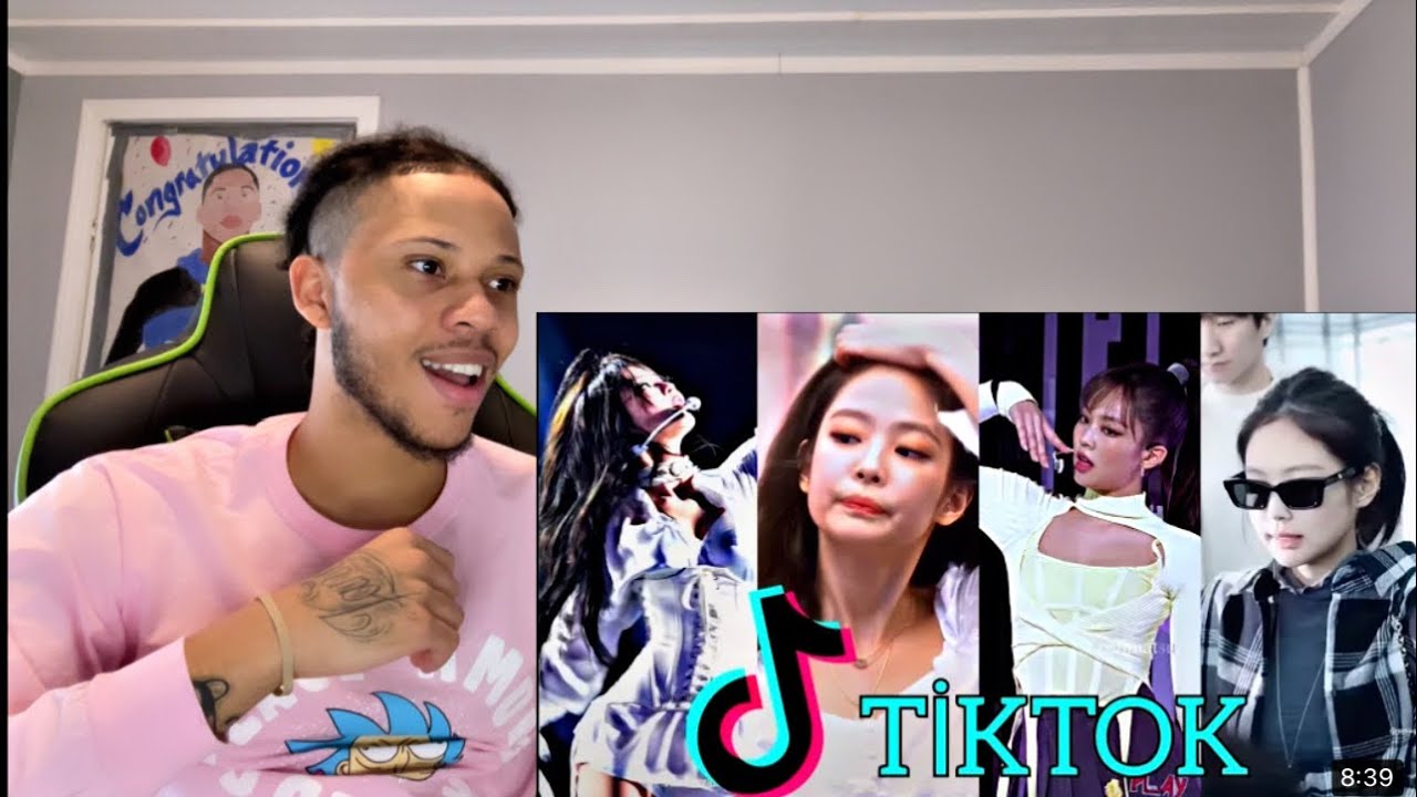 JamarioReacts To Jennie Kim TIKTOK Compilation And Falls in LOVE 😍!