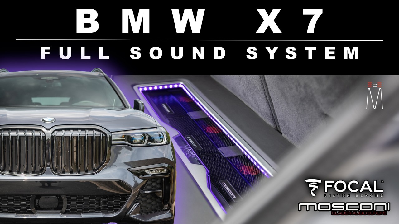BMW X7 — ОБЪЯСНЕНИЕ АУДИОФИЛЬСКОЙ МОДЕРНИЗАЦИИ СТЕРЛИНГОВОЙ СИСТЕМЫ!!
