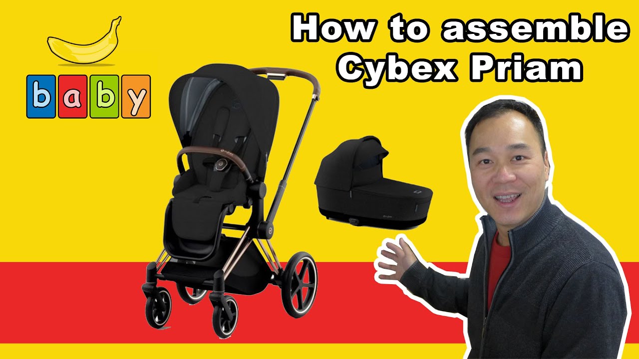 Как собрать сиденье и люльку Cybex Priam