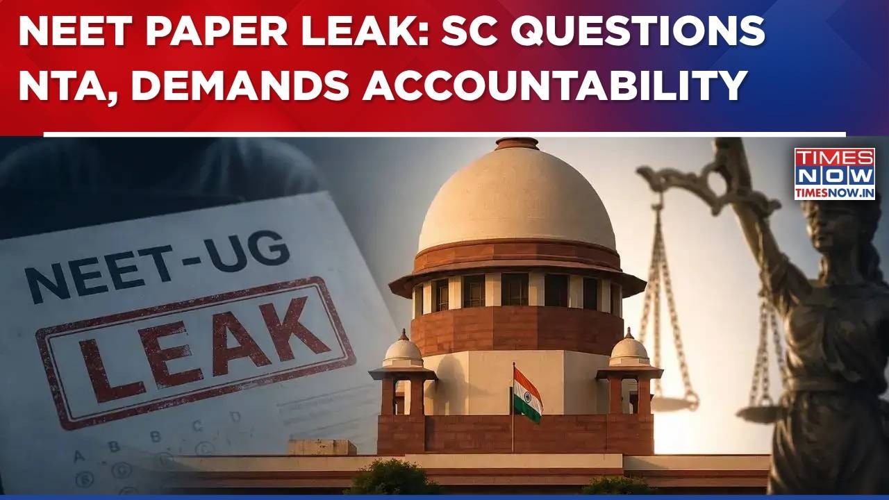 Hearing Underway In NEET Paper Leak: Supreme Court Slams NTA, Demands Accountability | Breaking News
