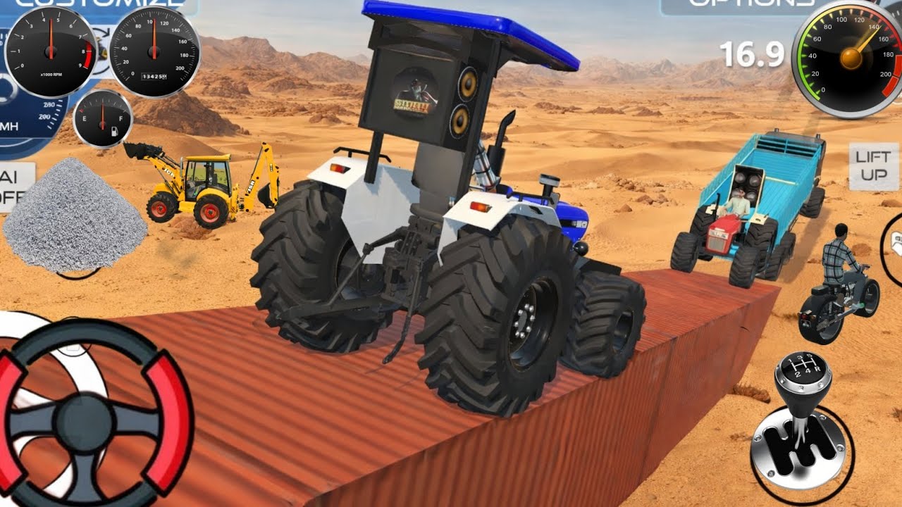 HoW to loading to tractor and desert video viral 