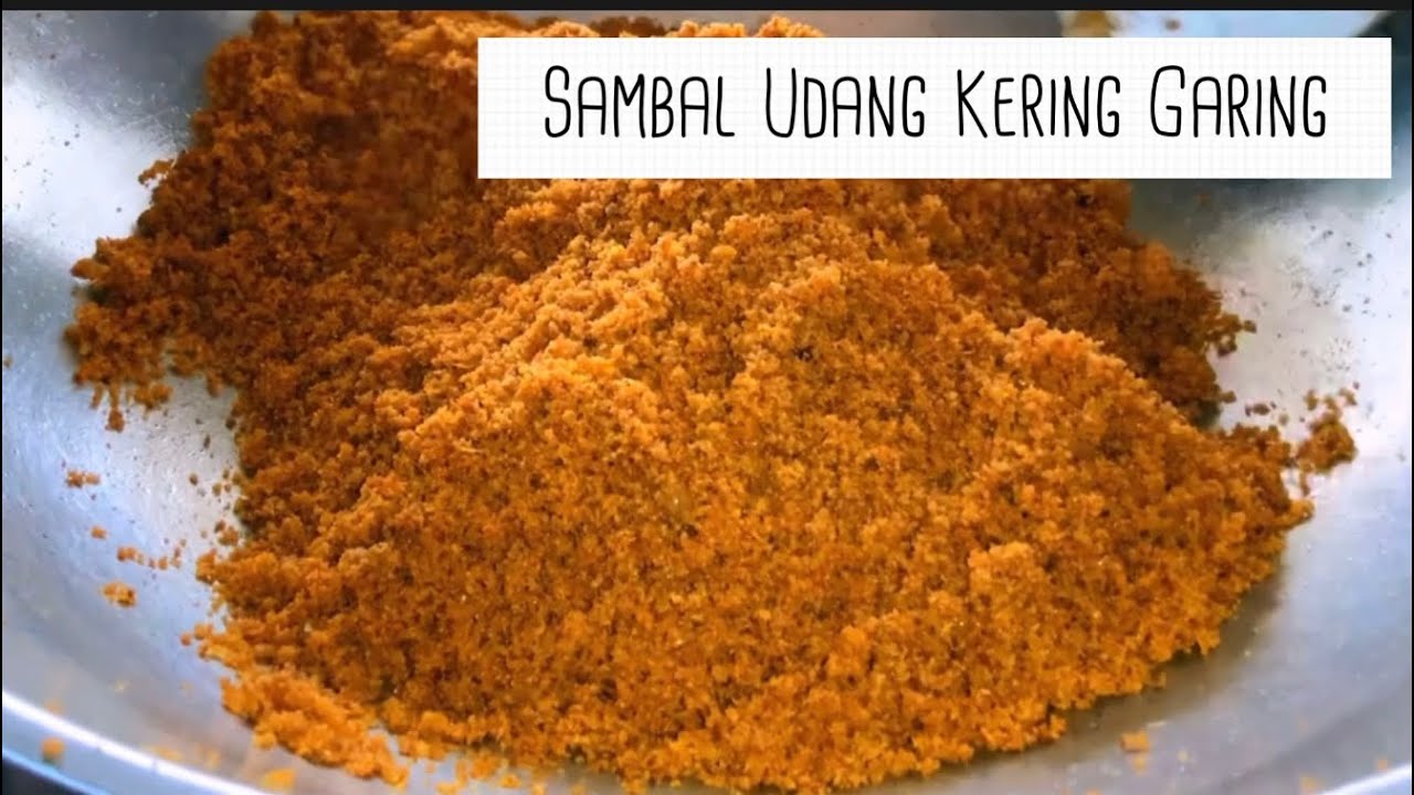 Cara Buat SAMBAL UDANG KERING | Bekal Bulan Puasa | Resepi Nenek @DapurMamaAhLek