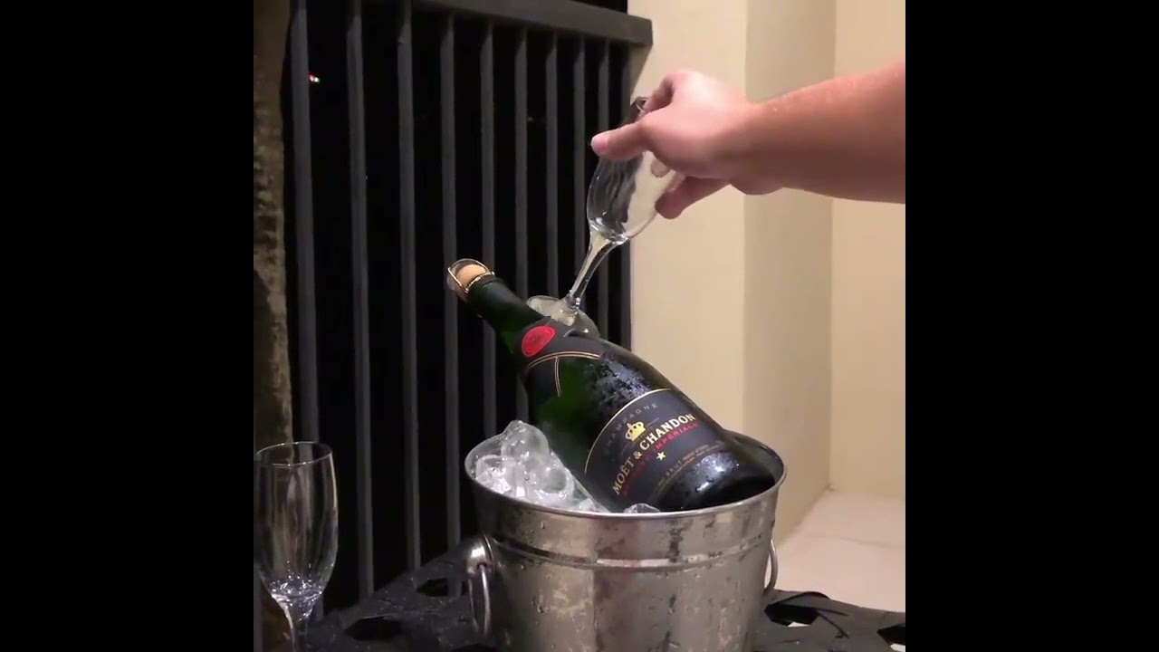 Neatly done | #sabrage #champagne