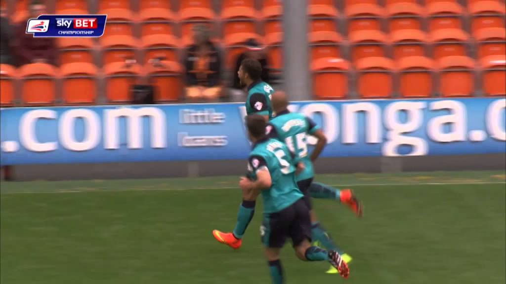 Blackpool 1 Blackburn Rovers 2 - Sky Bet Championship Highlights 2014/2015