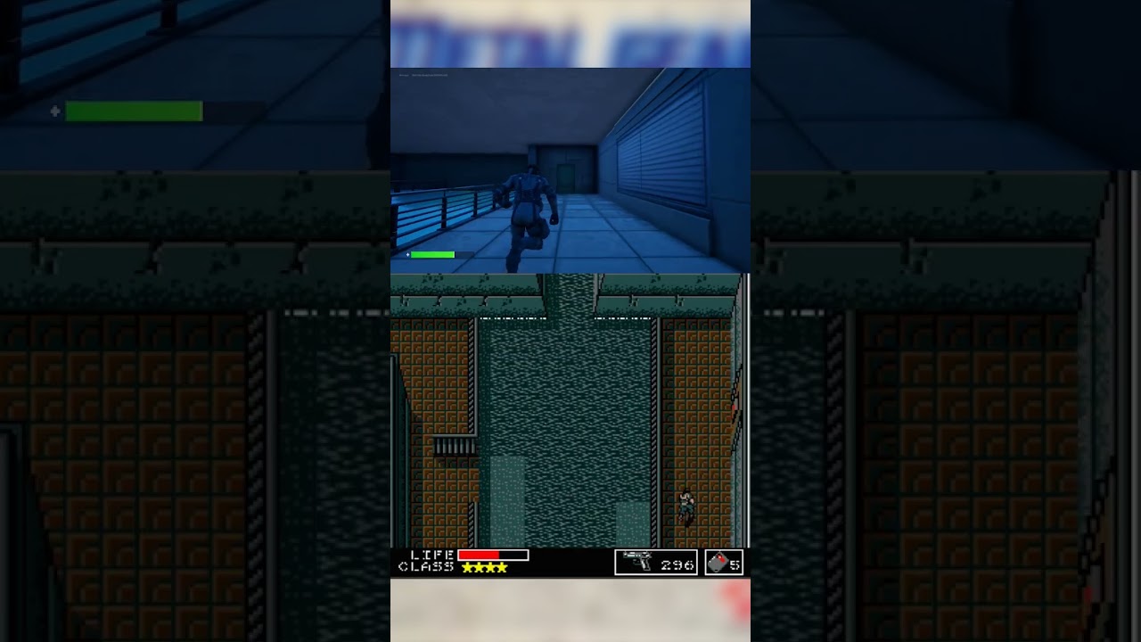 Metal Gear MSX (Original Vs Remake)