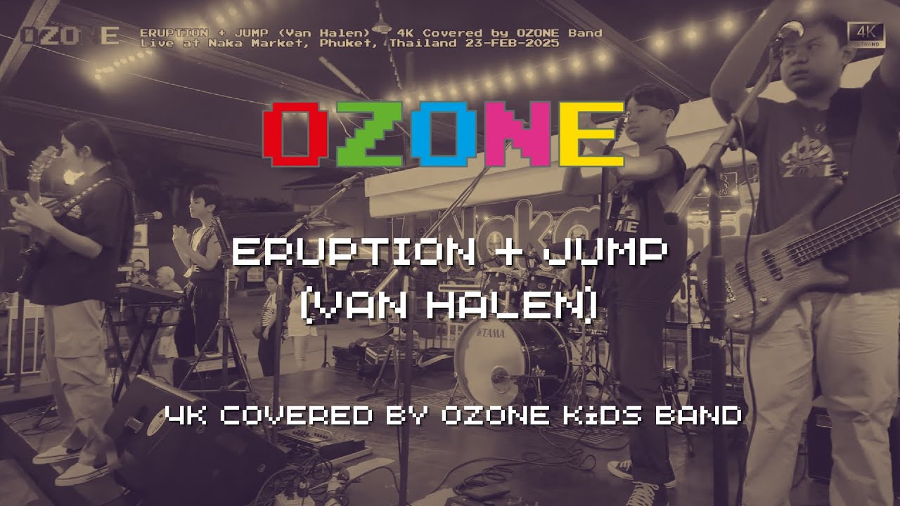 ERUPTION + JUMP (Van Halen) - 4K covered by OZONE Band