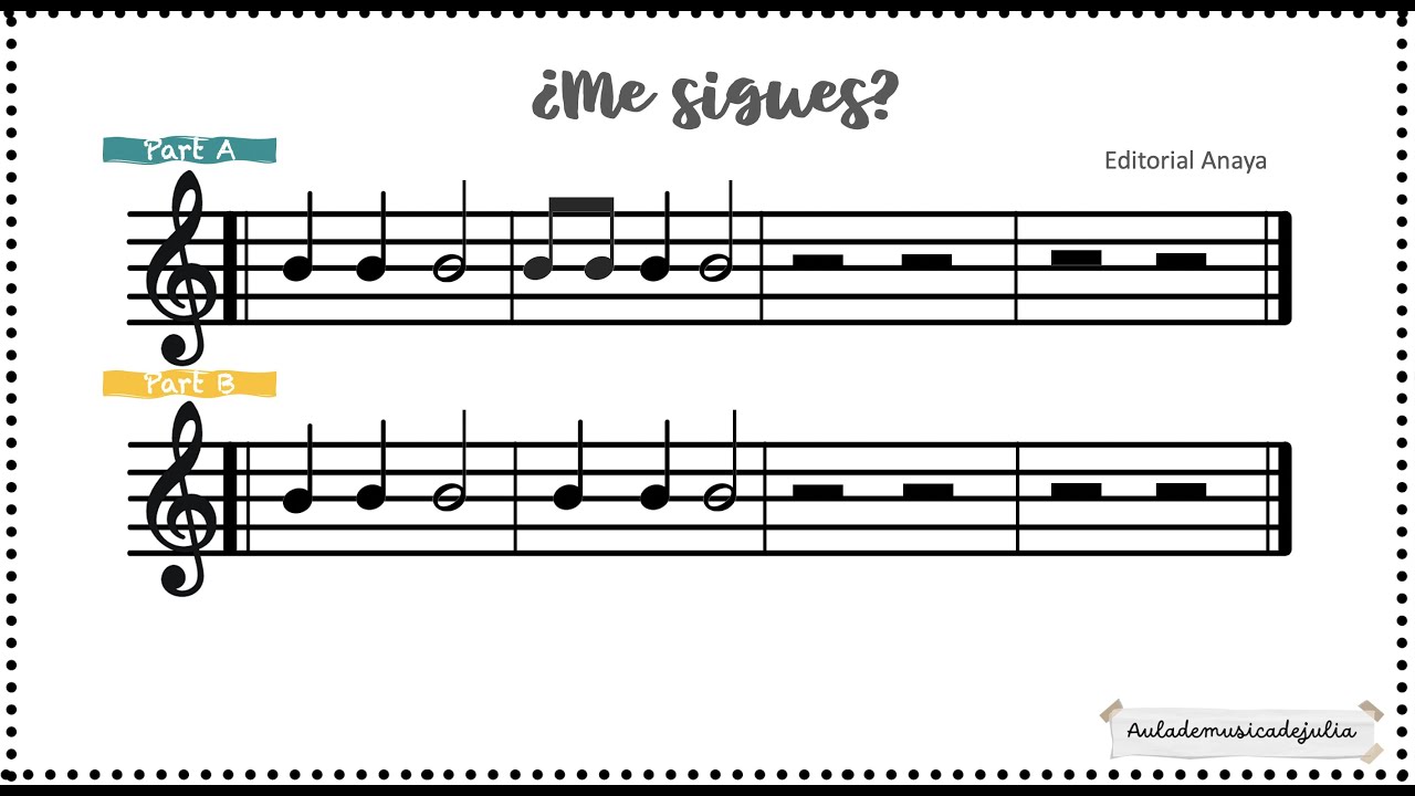 Nota si amb la flauta. Música de l'editorial anaya.