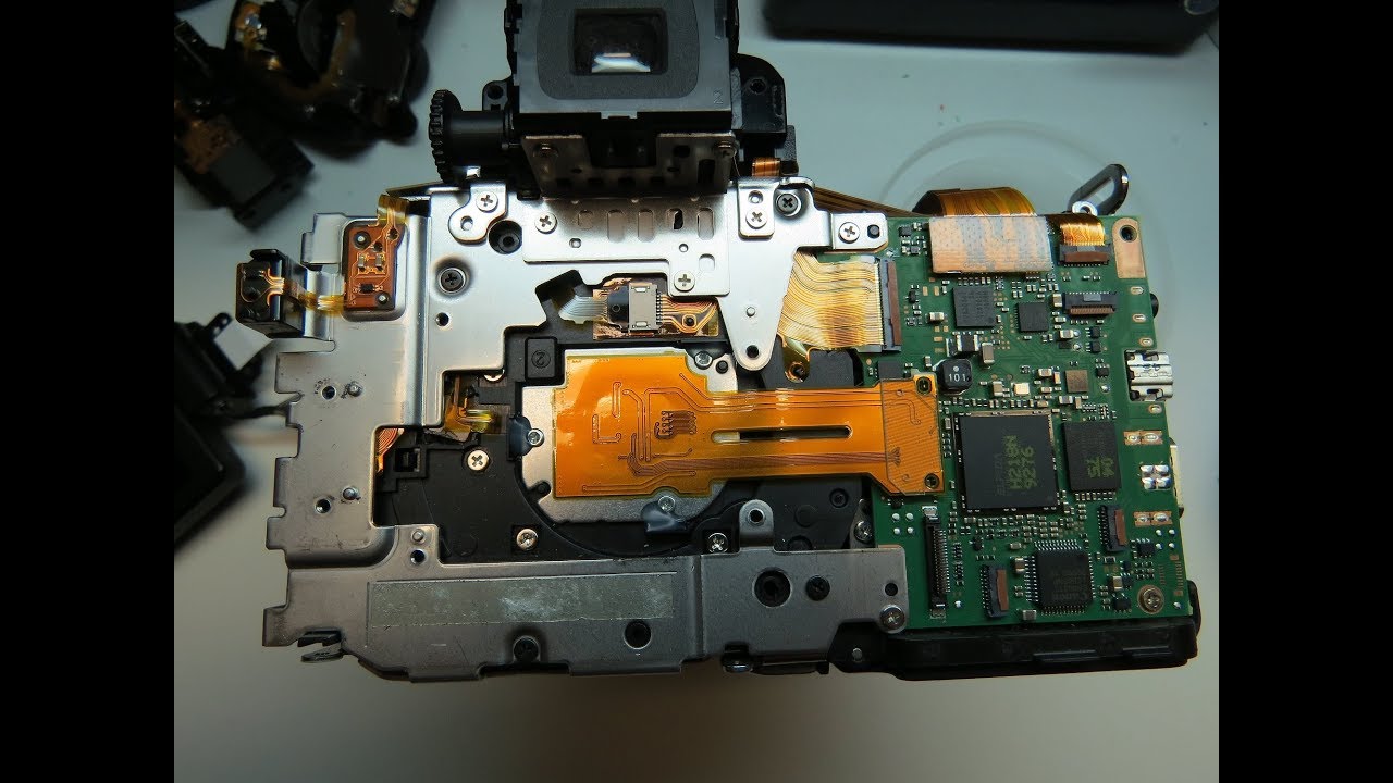 Ошибка объектива цифровой камеры Canon PowerShot SX60 HS: разборка, чистка объектива, сборка, ремонт
