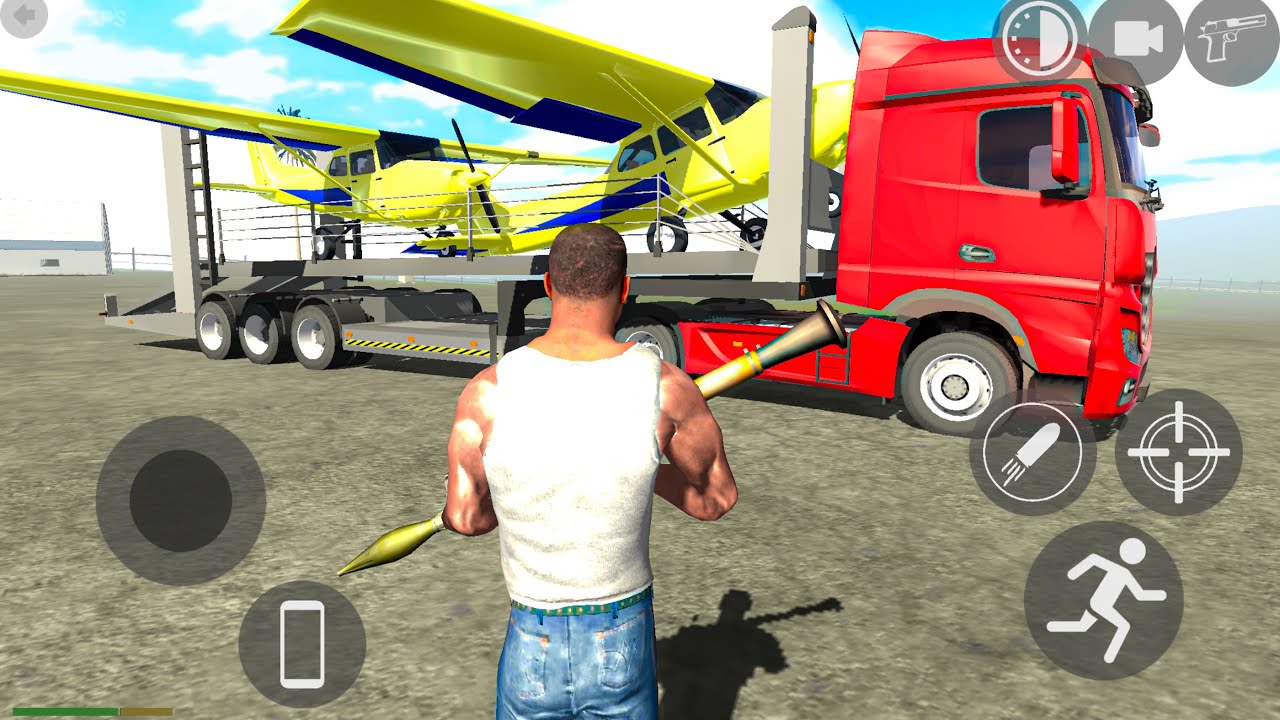 Indian Bikes Driving 3D Cessna 172 Airplane Transporter Truck Open City Simulator - Android Gameplay