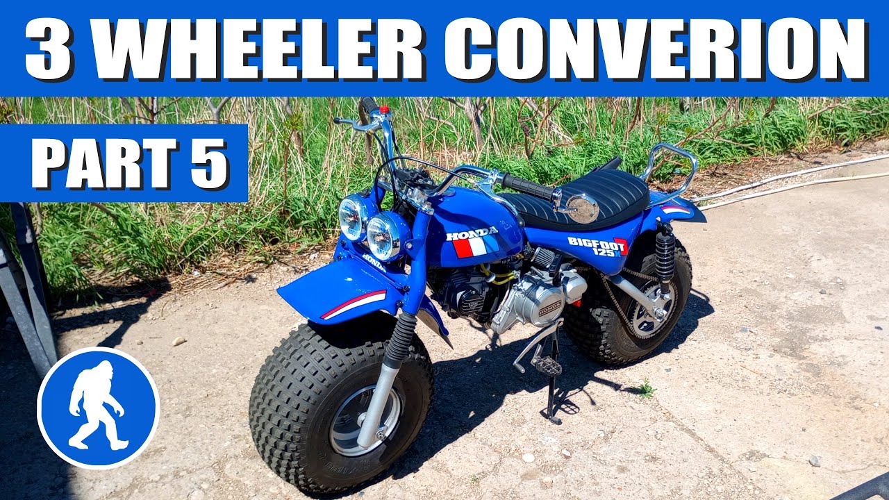 Переделка мотоцикла Honda ATC в трехколесный внедорожный мотоцикл - Часть 5