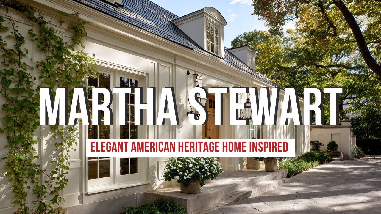 Elegant American Heritage Home Inspired by Martha Stewart s Classic Seasonal Serenity