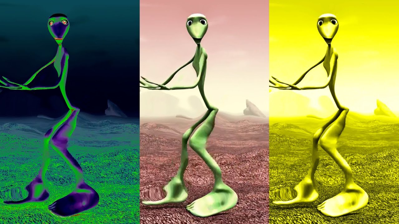 👾👽ALIEN DANCING Dame Tu Cosita Song Part 109 - Special Audio & Visual Effects Weird Funny Video Edit