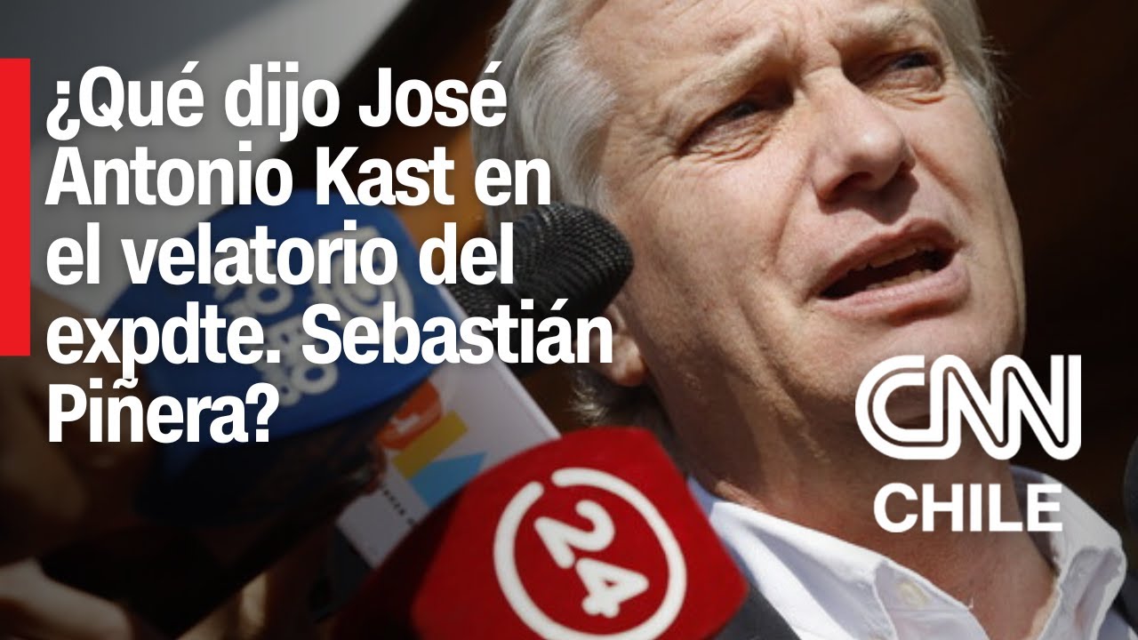 José Antonio Kast asiste al funeral del expdte. Sebastián Piñera