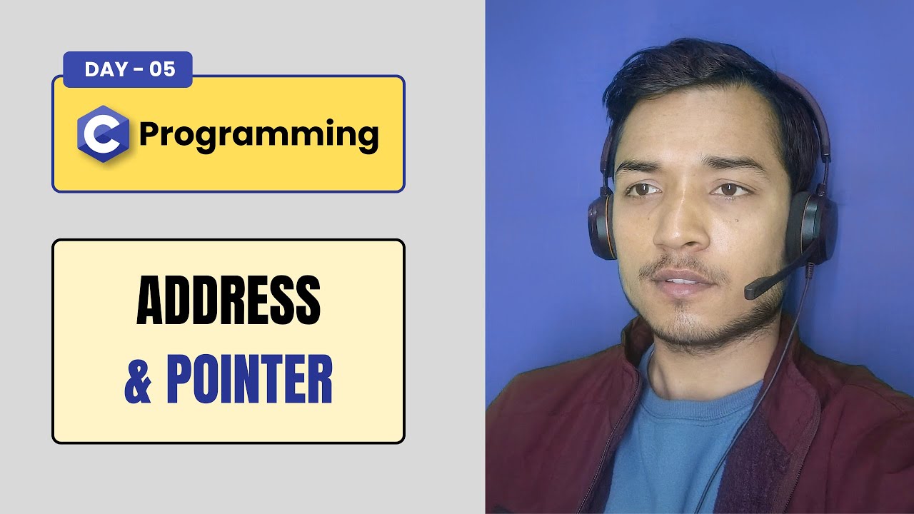C Programming || Day - 05 || Pointers || Thursday