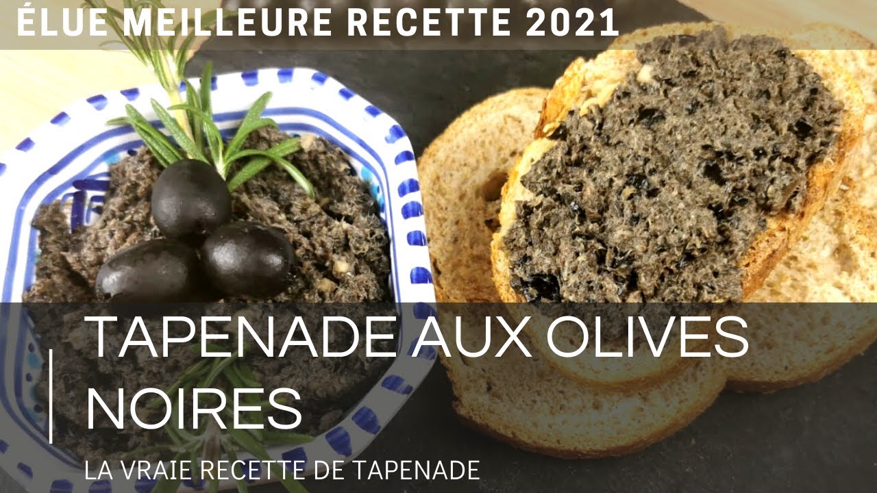 Recette de tapenade noire | INRATABLE et FACILE