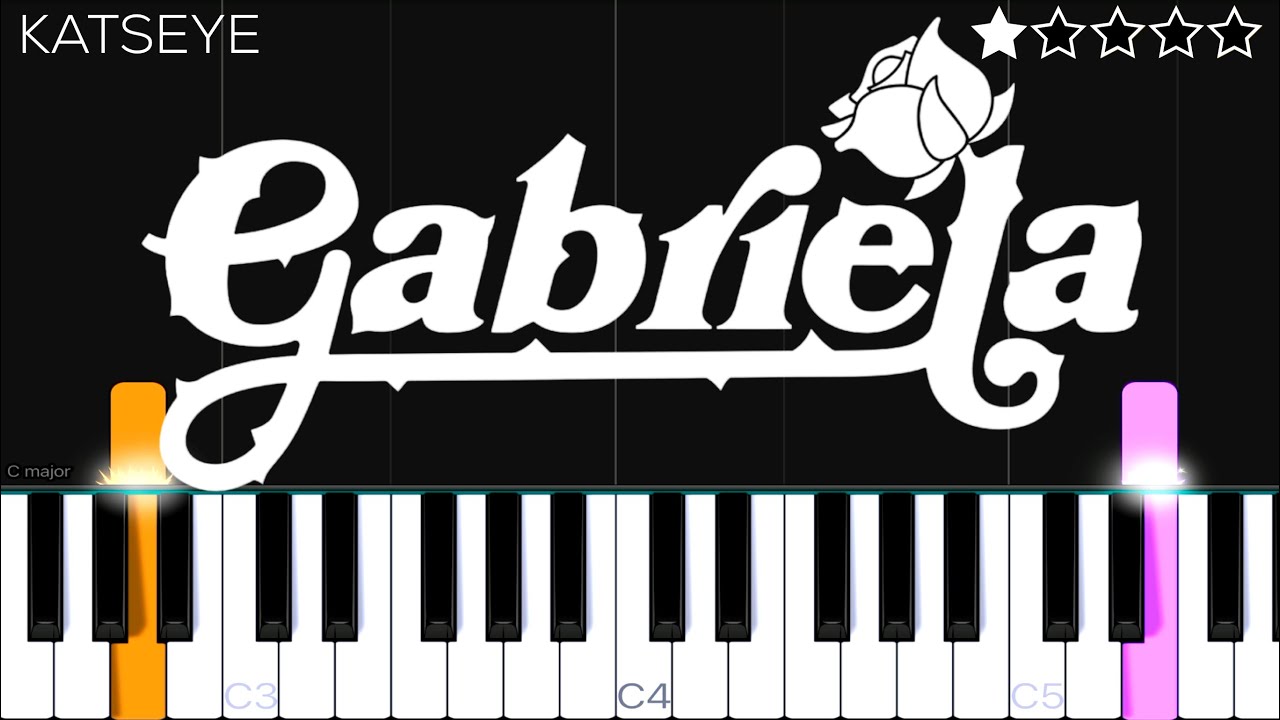 KATSEYE - Gabriela | EASY Piano Tutorial