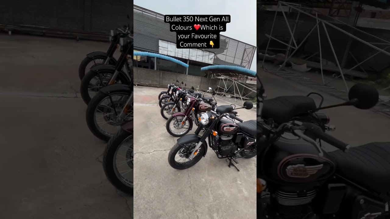 Royal Enfield Bulletin 350 Next Generation All Colours❤️🔥 #bullet #bulletlovers #royalenfield