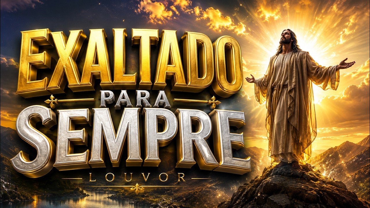 EXALTADO PARA SEMPRE | O Senhor é o Meu Pastor (Louvor Profético que Traz Paz e Esperança) #salmos
