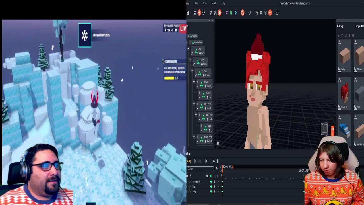 Festive Stream. Join us as we get festive in The Sandbox. Game and GIVEAWAYS!!