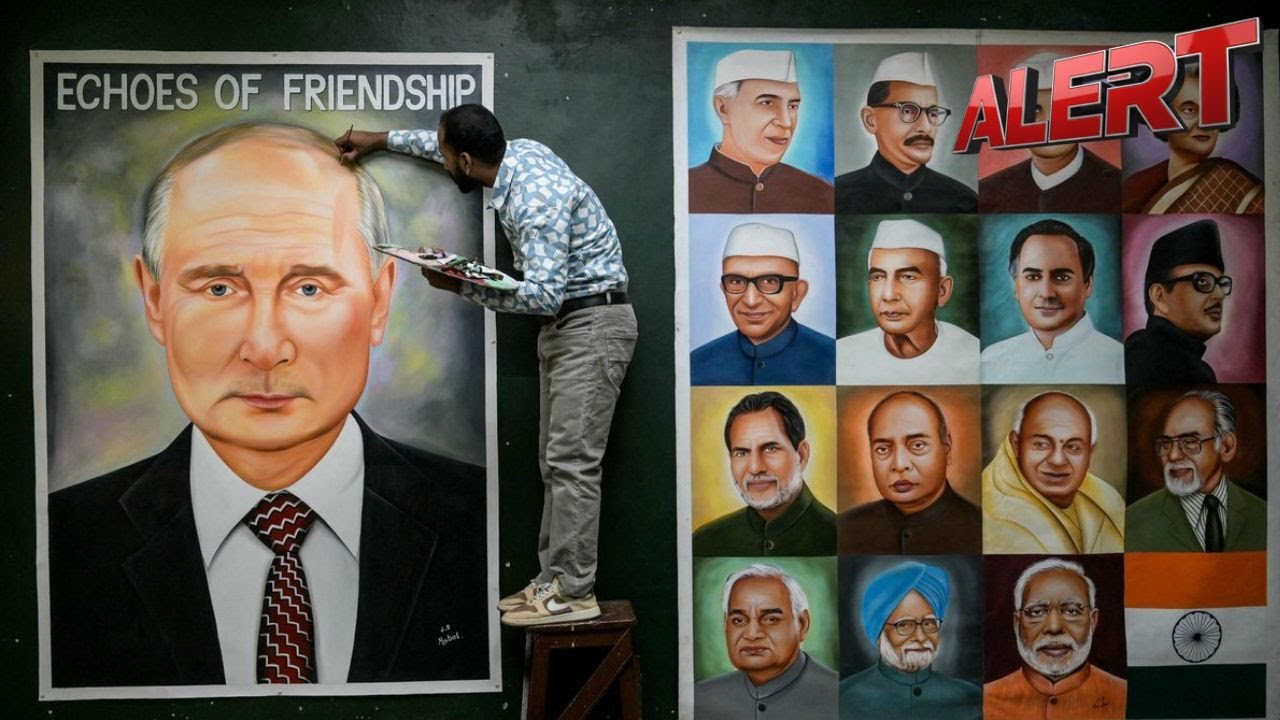 Indian Artist Unveils Putin Portrait, Calls It Symbol Of Enduring India Russia Friendship