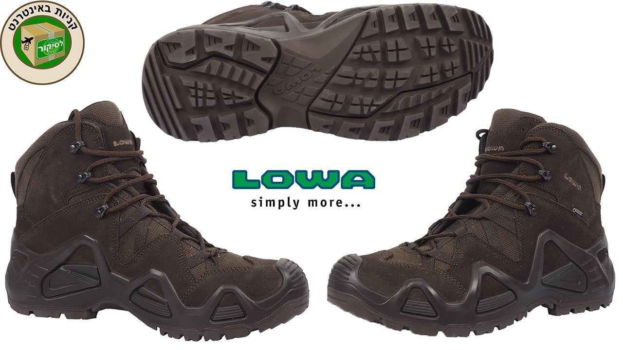סיקור על נעליים טקטיות לואה lowa zephyr gtx mid tf