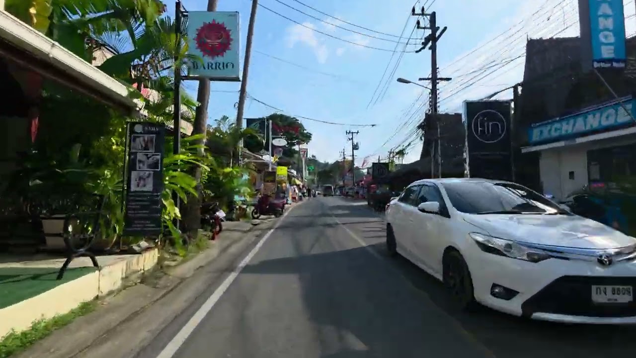Koh Chang, Klong prao to lonely beach motorbike view.