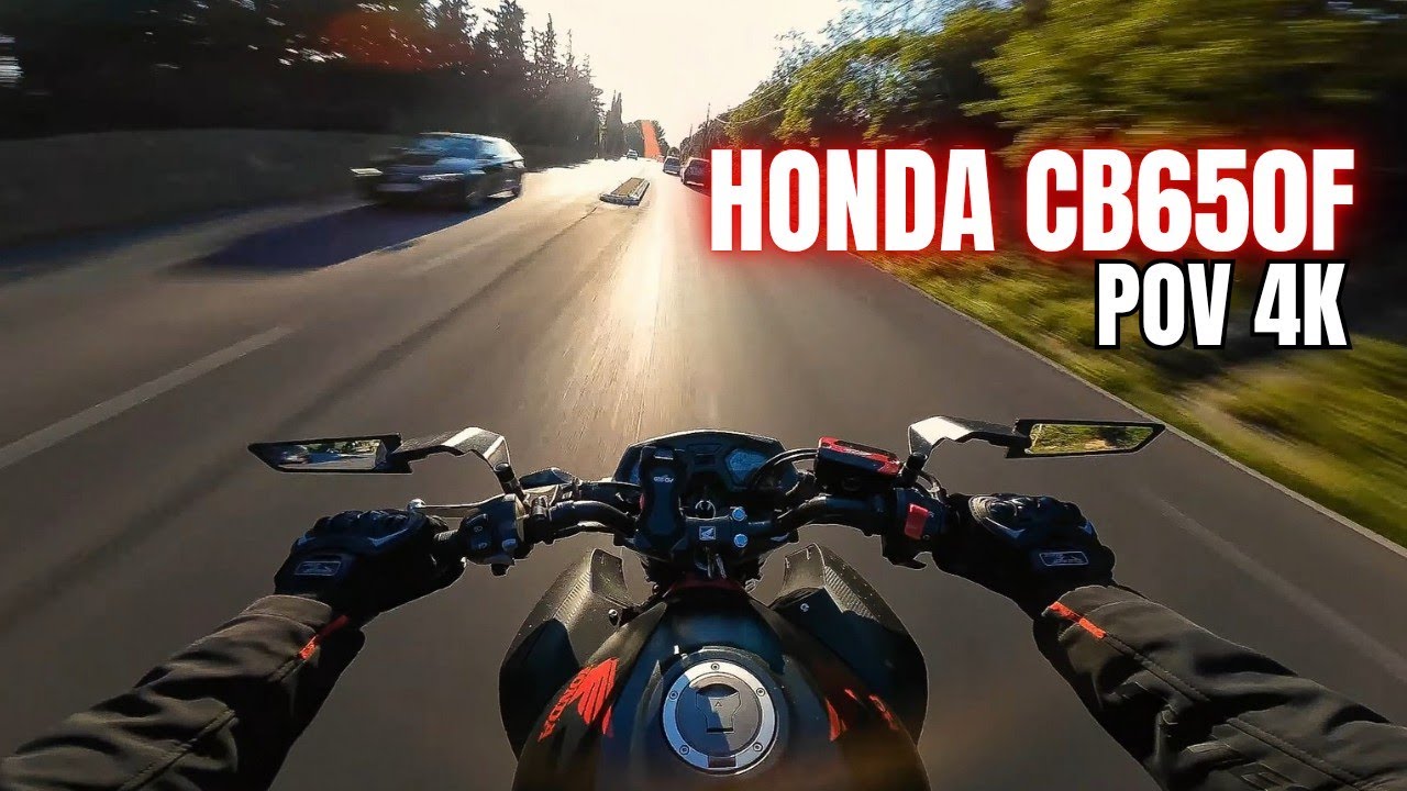 HONDA CB650F | POV RIDE 4K