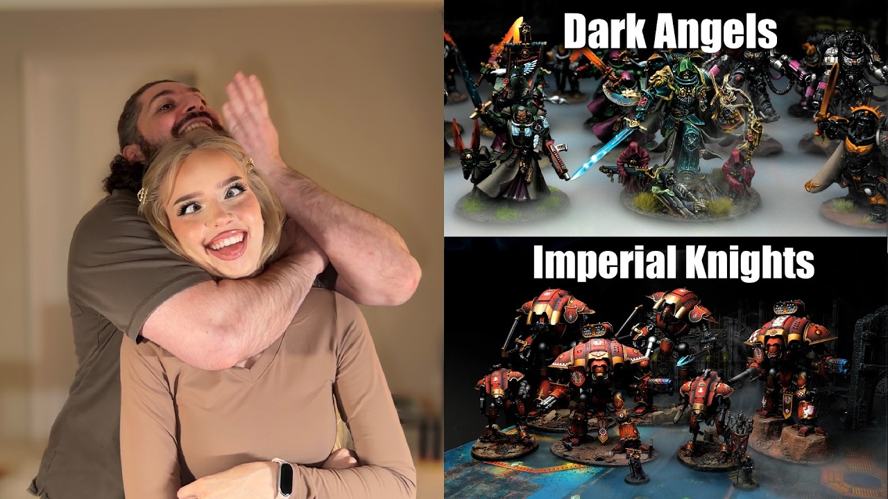 Dark Angles vs Imperial Knights Battle Report 10th Edition 2000pts | Warhammer 40K
