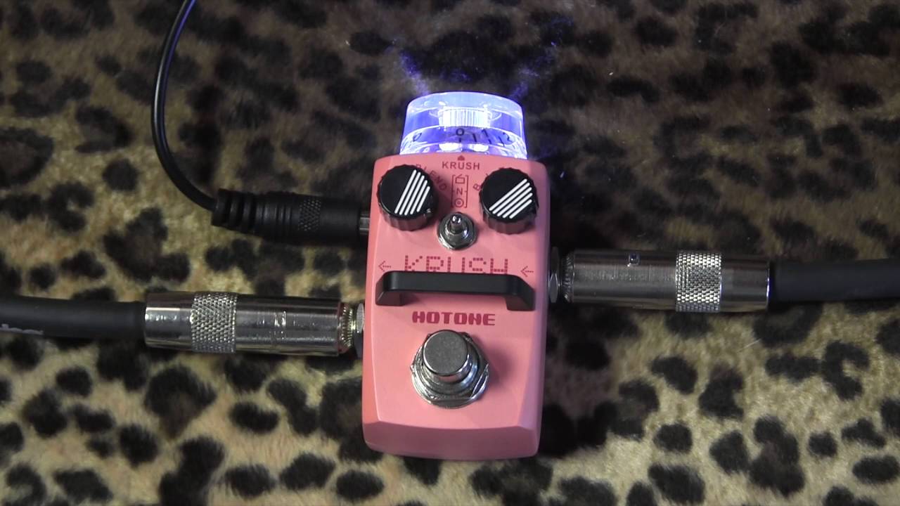 Hotone Audio KRUSH micro pedal Bit Crushing box of love and madness