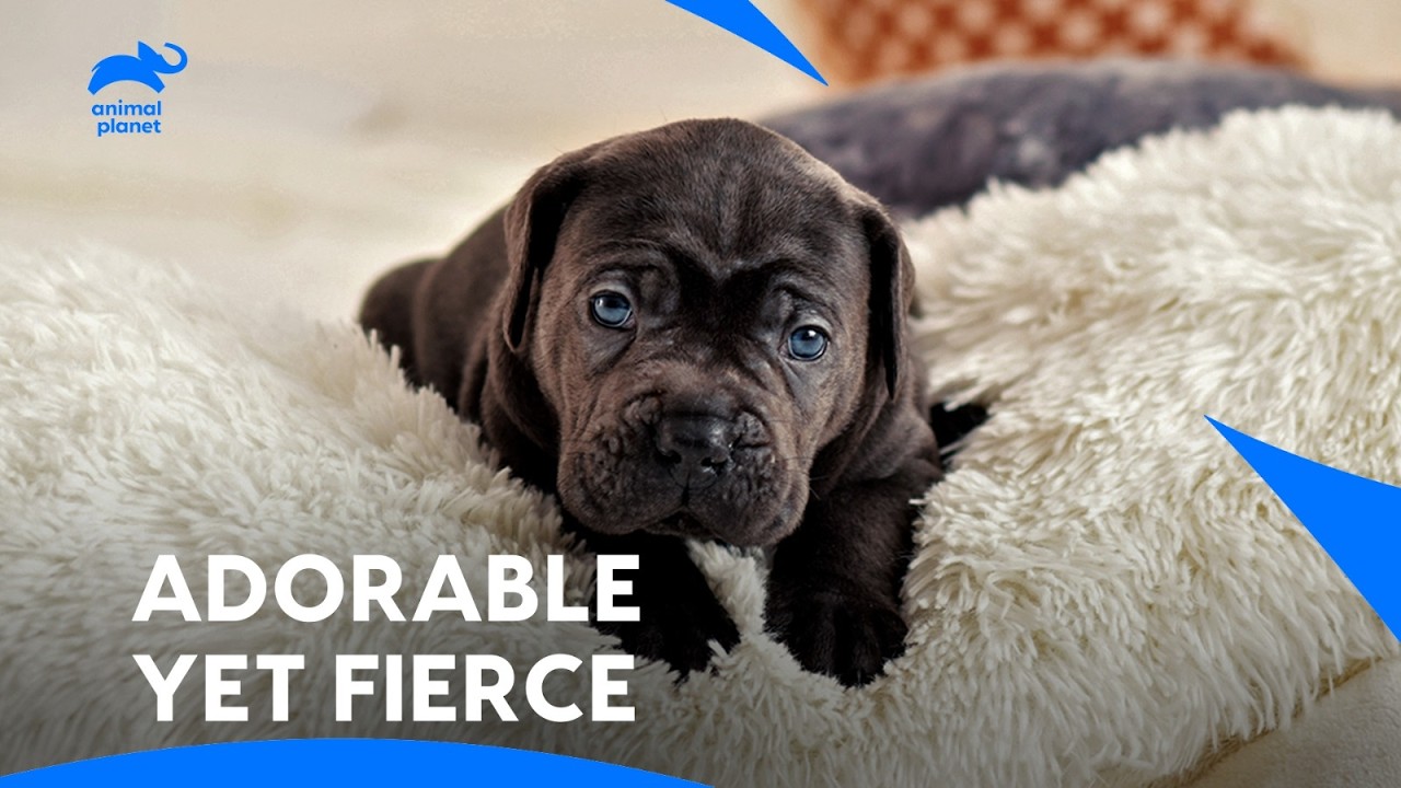 Neapolitan Mastiff Puppies Begin Their Guard Dog Training | Too Cute | Animal Planet