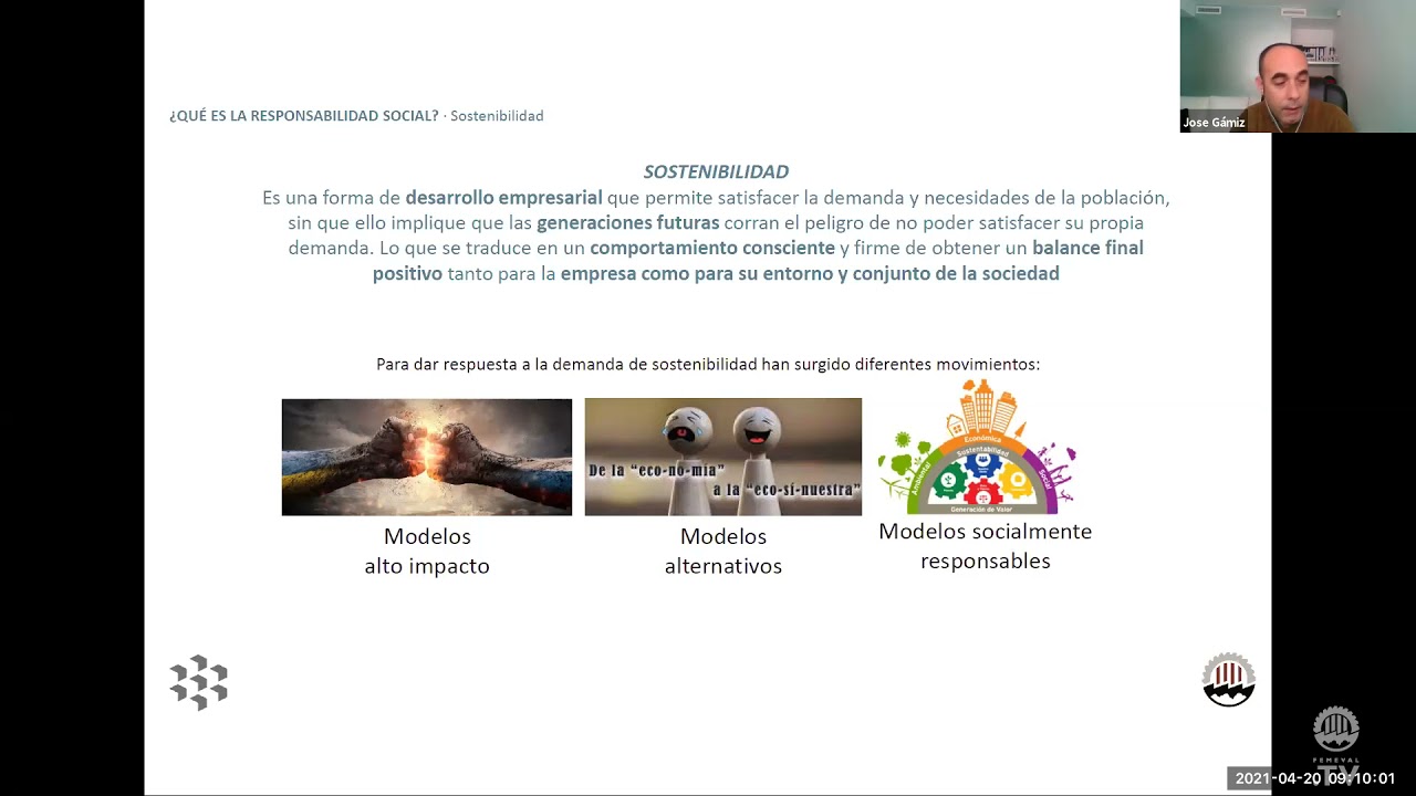 RESPONSABILIDAD SOCIAL Y SOSTENIBILIDAD