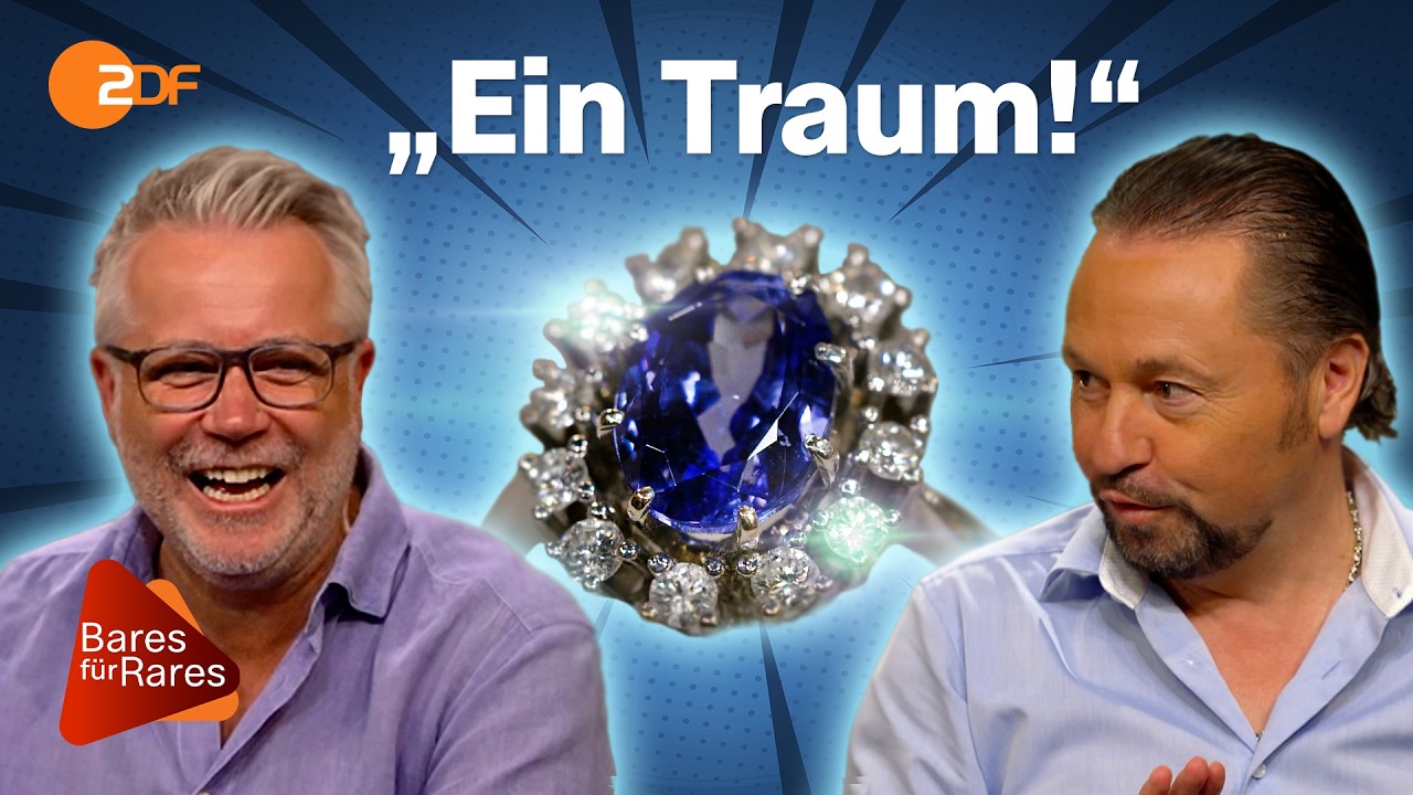 Verlobungsring für Händler? Für diesen Diamantring mit Tansanit geht er all-in | Bares für Rares