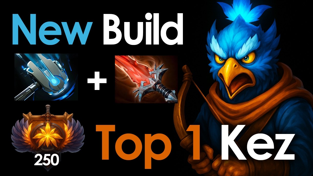 Kez MID Meteor Hammer Build is INSANE | Rank 250 Immortal Dota 2 7.40c