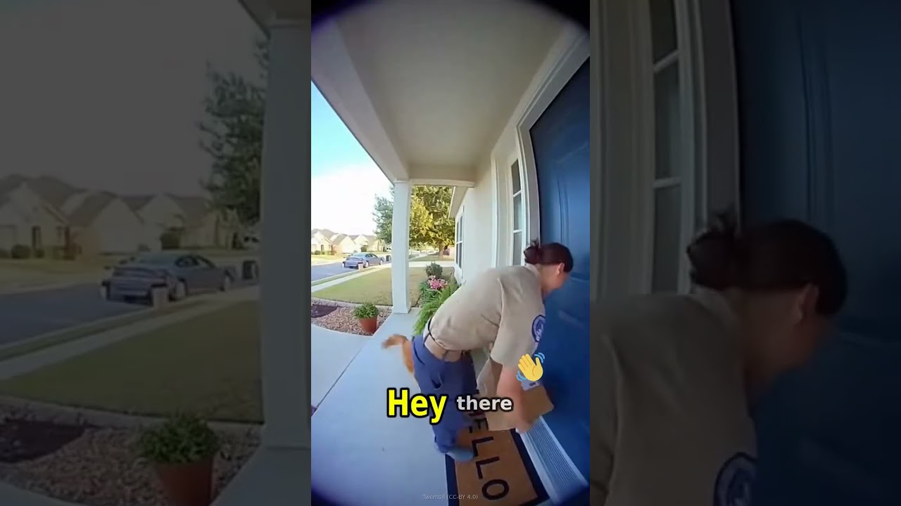 Unexpected Delivery Guest Caught on Ring Doorbell
