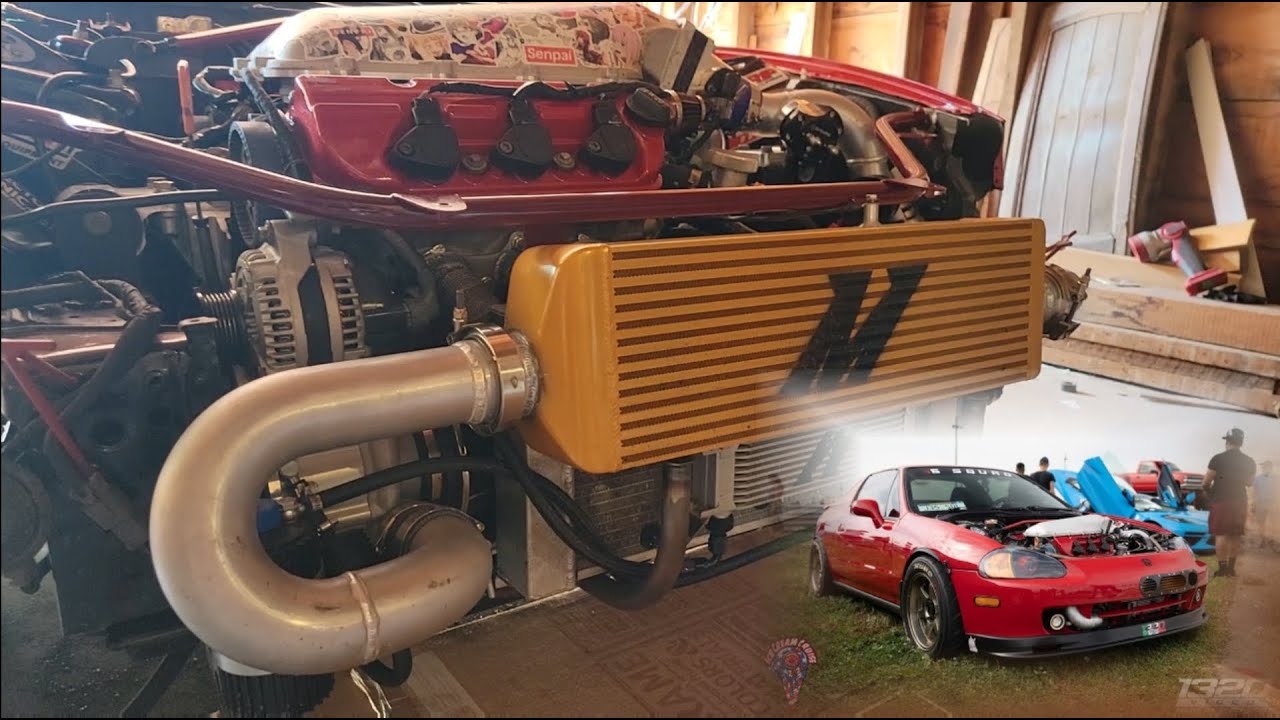 Honda J35 Del Sol Rotrex Supercharger Build Complete goes to Ice Cream Cruise 2021