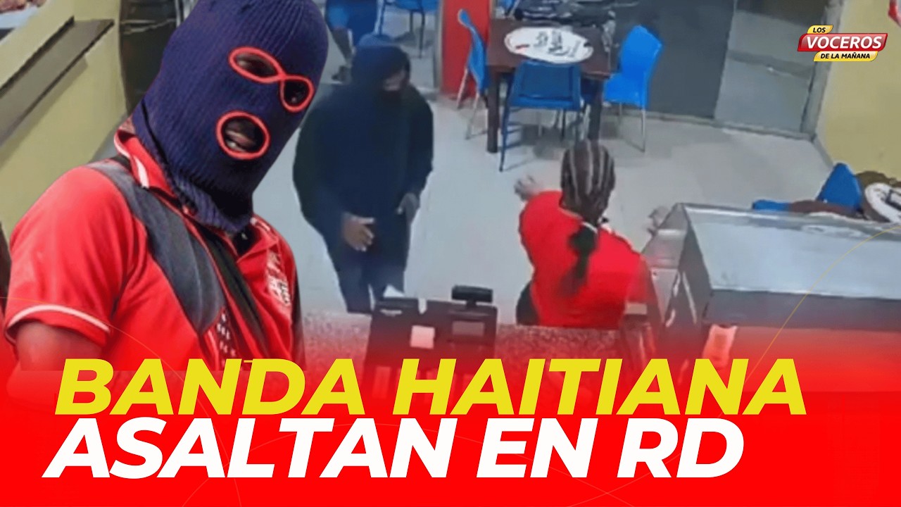 QUEDA GRABADO COMO UNA BANDA HAITIANA PENETRA EN LOCAL COMERCIAL